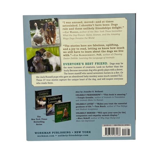 EUC - DOGS: Unlikely Friendships by Jennifer S. Holland - Picture 2 of 2